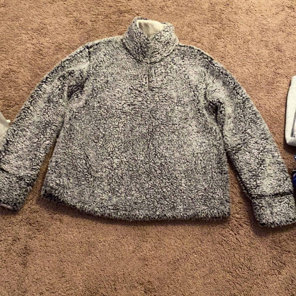 Fluffy sherpa jacket